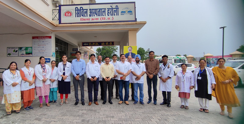 उपलब्धि - सिविल अस्पताल हरोली बना नेशनल क्वालिटी सर्टिफाइड